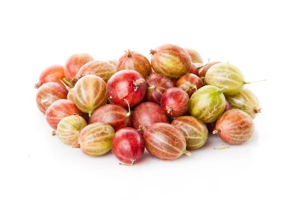 Green and red gooseberries — Stock Photo, Image