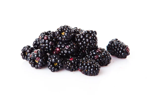 Pile of organic blackberries — Stock Photo, Image