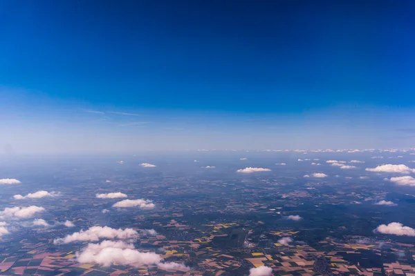 Aerial view from plane. — Stock Photo, Image