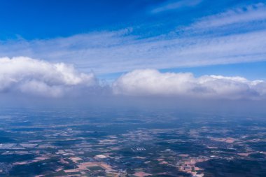Uçaktan havadan görünümü.