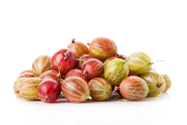 Green and red gooseberries Royalty Free Stock Photos