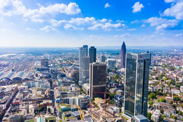 Frankfurt z Maintower we Frankfurcie nad Menem — Zdjęcie stockowe