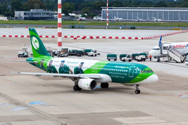 Flygplan av Aer Lingus grupp — Stockfoto