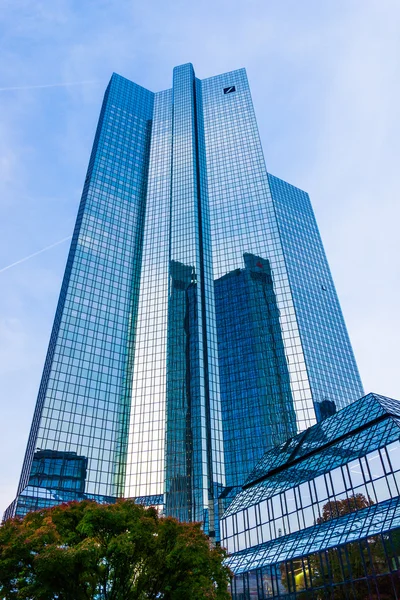 TweelingTorens Deutsche Bank I en Ii — Stockfoto