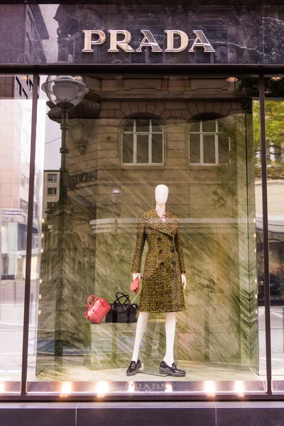Exterior view of Prada Shop — Stock Photo, Image