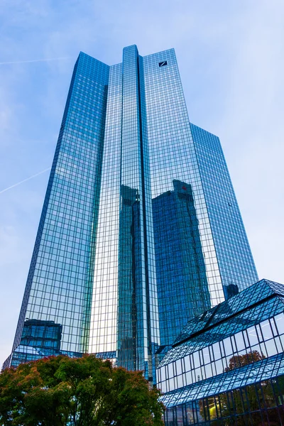 Torres gemelas Deutsche Bank I y II Imágenes de stock libres de derechos