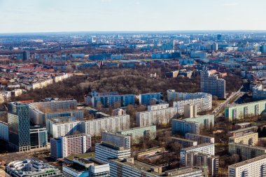 Tv kulenin tepesine görünümünden Berlin