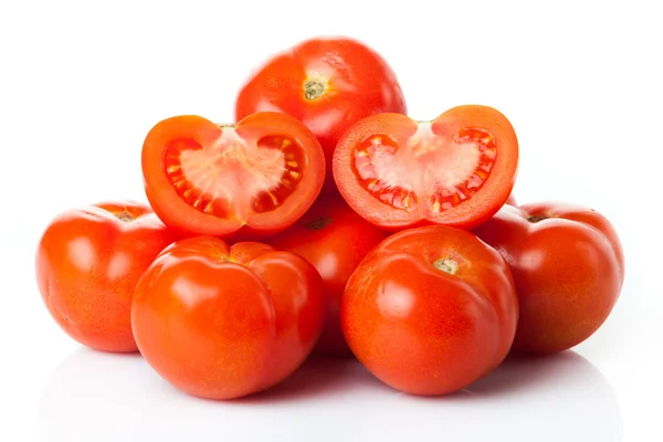 Tomates vermelhos frescos — Fotografia de Stock