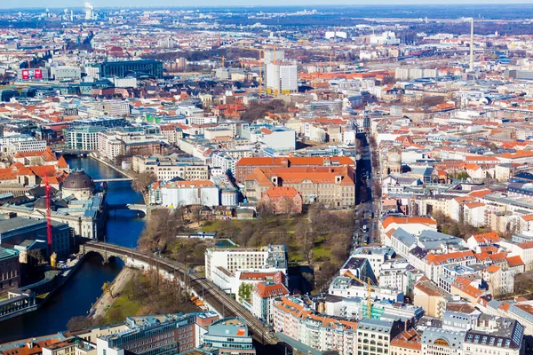 Berlin view from top of the TV Tower — Stock Photo, Image