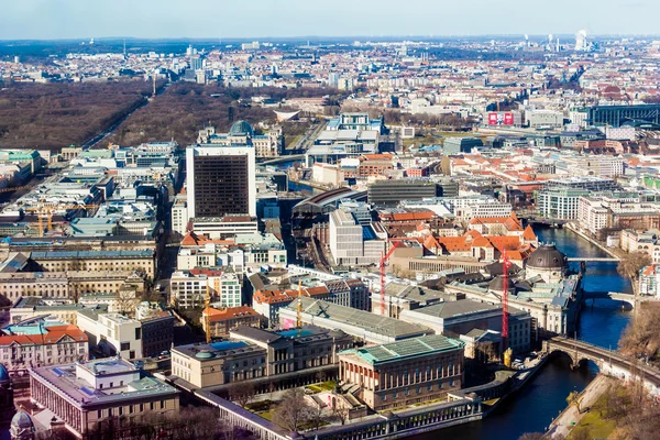 Vue de Berlin depuis le sommet de la tour de télévision — Photo