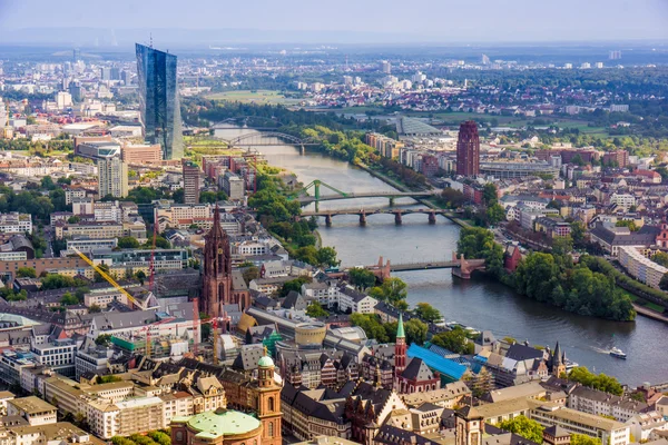 Frankfurt desde Maintower en Frankfurt —  Fotos de Stock