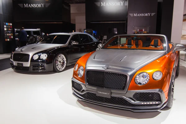 Континентальний Gtc mansory Бентлі — стокове фото