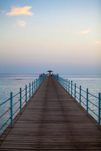 Old wooden  pier. — Stock Photo, Image