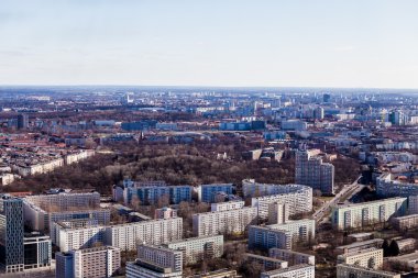 Berlin Hava görünümünü. Berlin Panoraması.