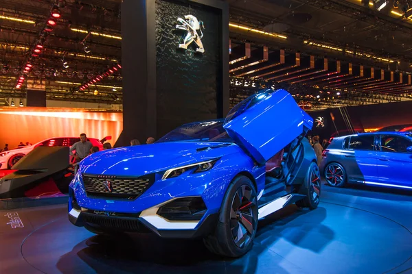 Salón internacional del automóvil, Peugeot Quartz — Foto de Stock
