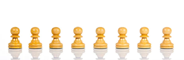 Zestaw figury szachowe — Zdjęcie stockowe