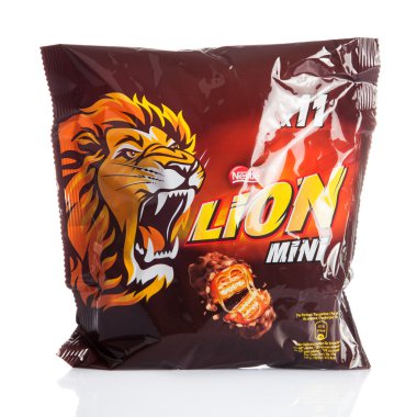 Paket barlarda aslan çikolata