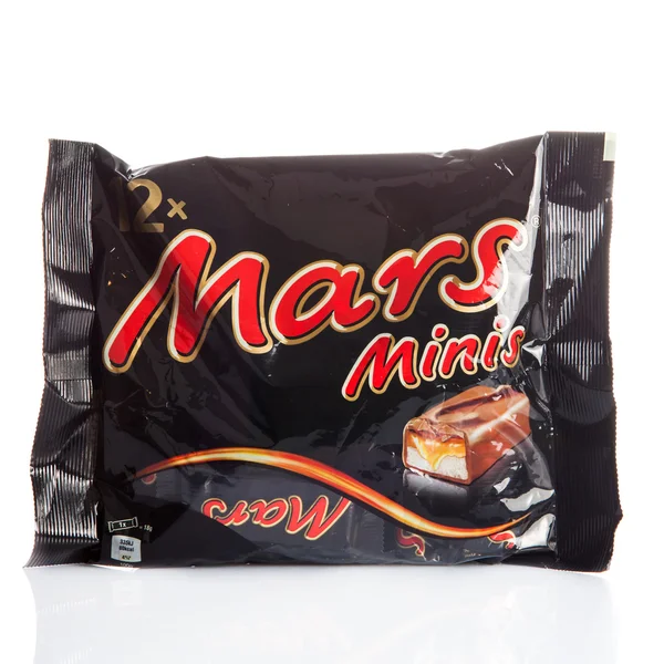 Mars Chocolade bars in pakket — Stockfoto