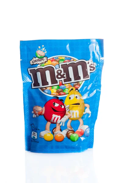 М & М, шоколадні цукерки — стокове фото