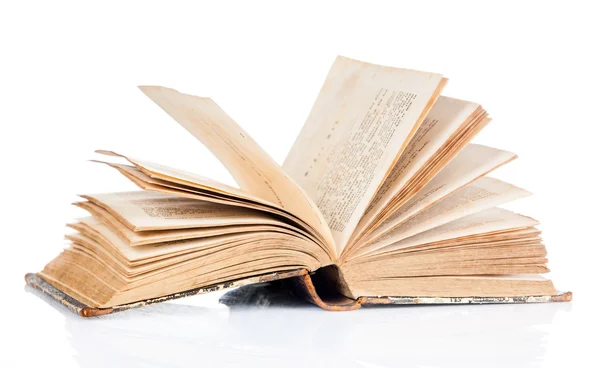 Old open book — Stock Photo, Image