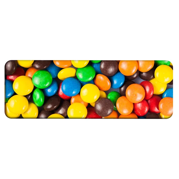 Minuszeichen aus Bonbons — Stockfoto