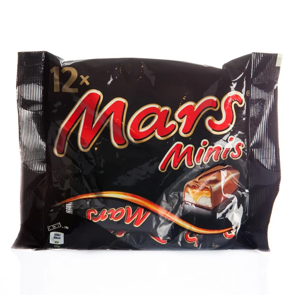 Mars cukroví čokoládové tyčinky — Stock fotografie