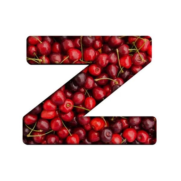 Kiraz mektup Z. Cherry alfabesi