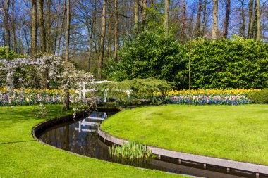 güzel bahar bahçe.