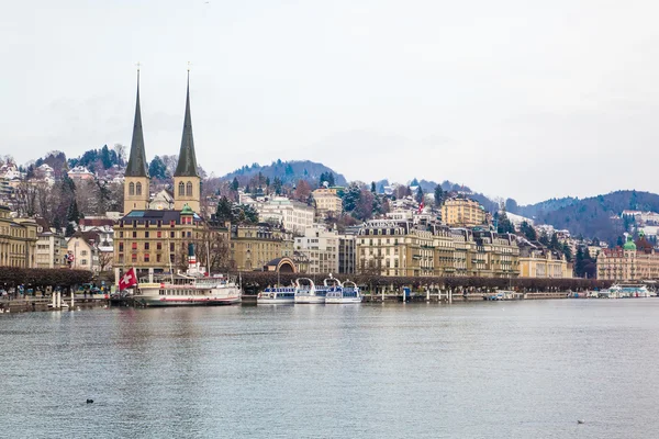 Luzern stadsbilden, Schweiz. — Stockfoto