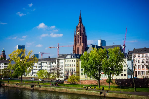 Skyline of Frankfurt, Γερμανία. — Φωτογραφία Αρχείου