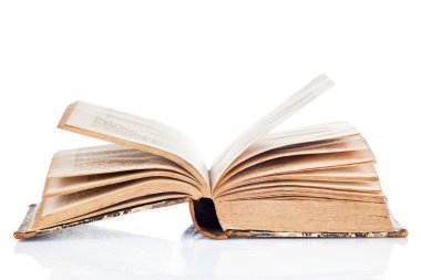 eski açık kitap
