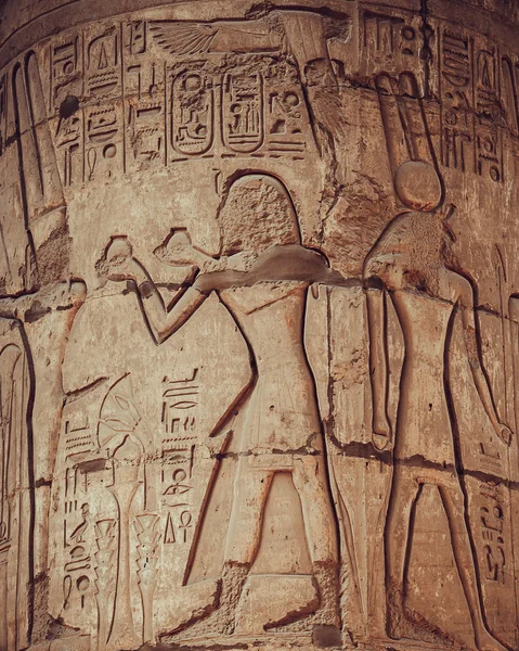 Alte ägyptische Hieroglyphen — Stockfoto