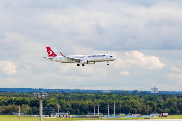 Τουρκικές Αερογραμμές Airbus — Φωτογραφία Αρχείου