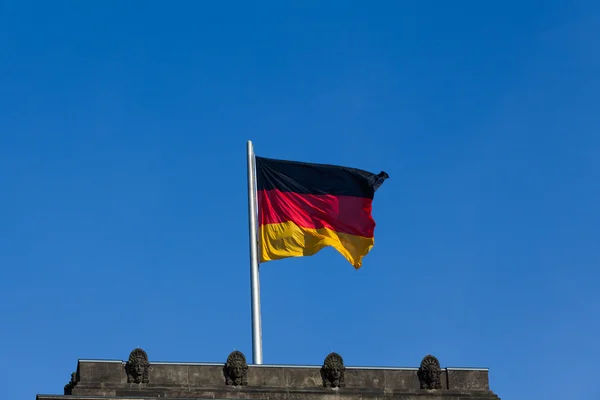 German flag wawing — Stock Photo, Image