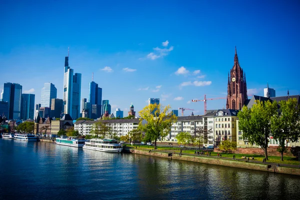 Skyline of Frankfurt, Germany. — Stock Photo, Image