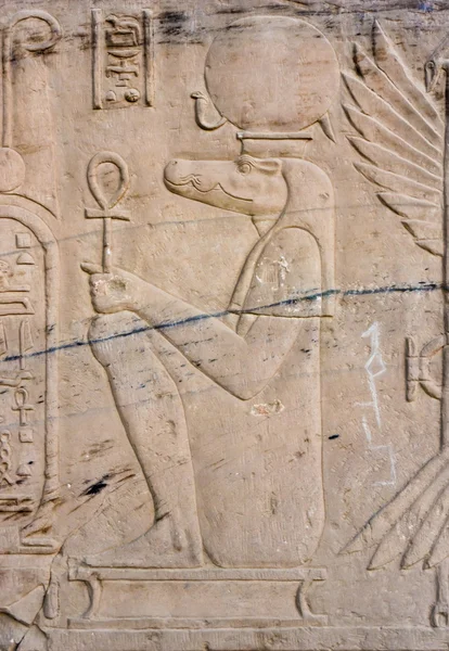 Древнеегипетские иероглифы — стоковое фото