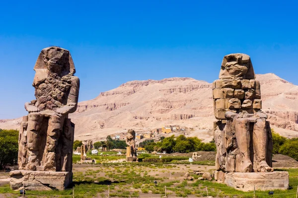 The Colossi of Memnon, Luxor — Stock Photo, Image