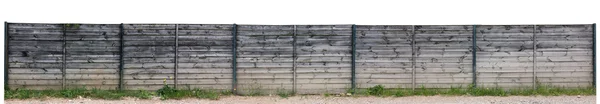 Very long wooden fence — Stock Photo, Image