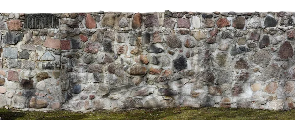 L'alto muro di granito pietre — Foto Stock