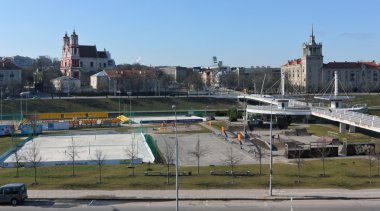Voleybol ve basketbol spor alanlarına