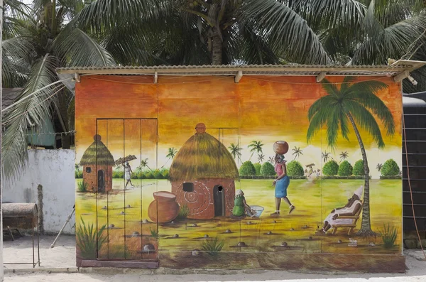 Африканські вуличні мистецтва — стокове фото