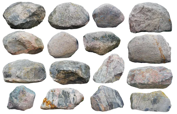 On altı büyük Granit taş — Stok fotoğraf