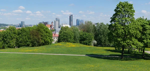 Spring public garden on Tauras mountain — Stock Photo, Image