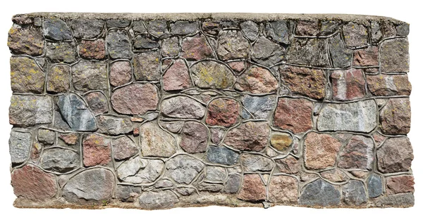 Duvar parçası büyük granit taşlardan yapılmıştır — Stok fotoğraf