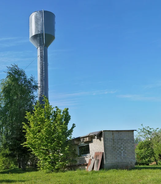 Torre de agua de acero — Foto de Stock