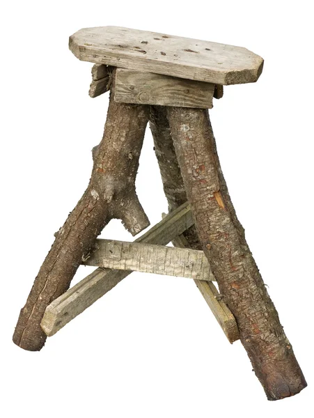 Wooden stool in the ugly Halloween style — 스톡 사진