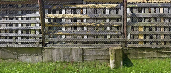 Muro capannone rustico — Foto Stock