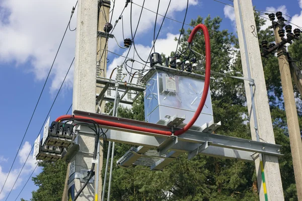 Novo transformador da marca ABB sueca — Fotografia de Stock