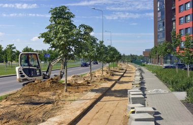  Bisiklet Belediye kasık yol inşaatı