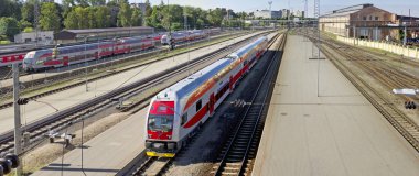 Litvanya Demiryolları manzara